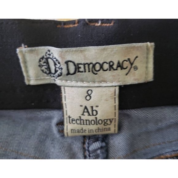 Democracy "Ab" technology Size 8 Slim Slight distressing Comfort Stretch - Picture 3 of 5